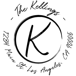Drawn Circle Letter K Monogram Stamp Sample